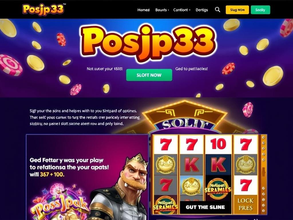 situs slot online Posjp 33